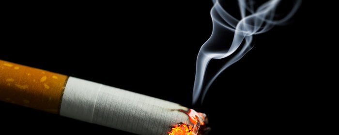 Зажженная сигарета