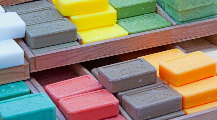 Разноцветное мыло