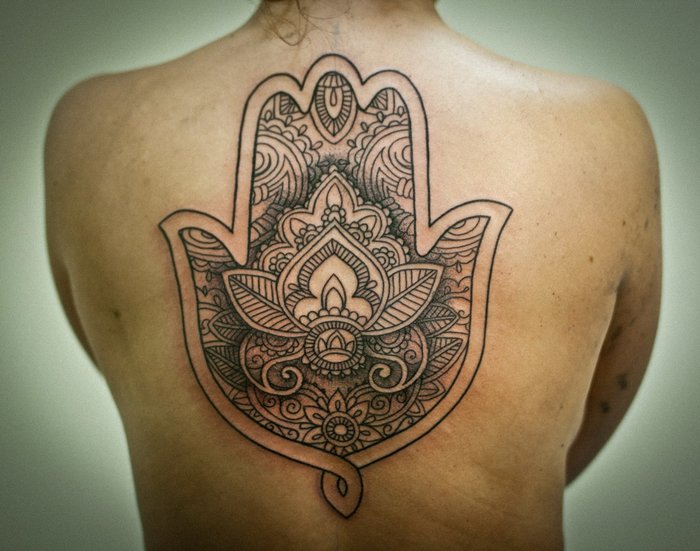 Татуировка Рука Фатимы